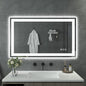 40"x 24" LED Bathroom Mirror with Lights, Anti-Fog, Double Lighting Sources Dimmable, Backlit + Front Lit, Lighted Bathroom Vanity Mirror with 3 Colors, Tempered Glass (Horizontal/Vertical)
