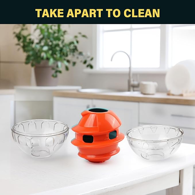 PrimePets Dog Treat Ball, Adjustable Food Dispensing Interactive Toys, Slow Feeder Treat Ball, 4.8'' Green/Red-Mewly Pet