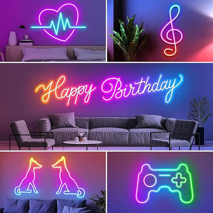 SINLEY Led Neon Rope Lights 120FT,Control with App/Remote,Flexible Led Rope Lights,Multiple Modes,IP68 Outdoor RGB Neon Lights Waterproof,Music Sync Gaming Led Strip Lights for Bedroom Indoor
