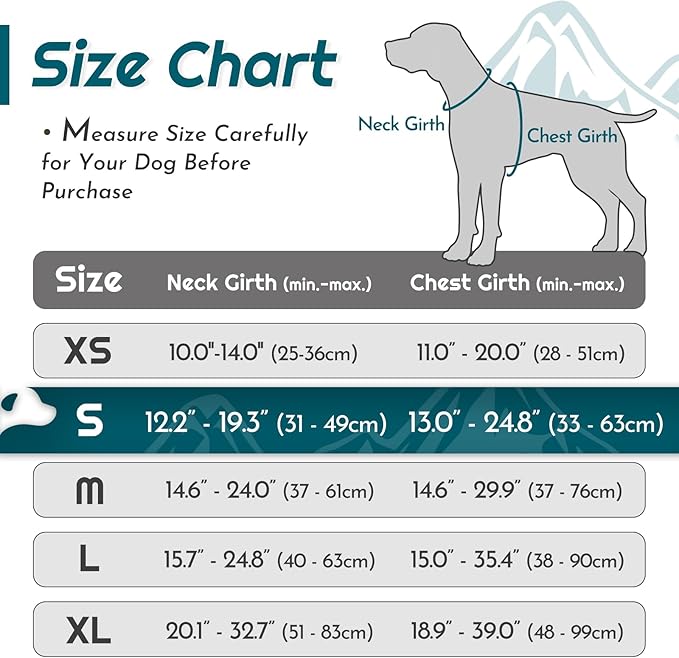Eagloo Dog Harness Small Sized Dog, No Pull Service Vest with Reflective Strips and Control Handle, Adjustable and Comfortable for Easy Walking, No Choke Pet Harness with 2 Metal Rings, Dark Green, S-Mewly Pet