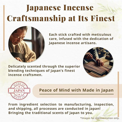 Hasegawa 永遠の今 | Hasegawa Original Low Smoke Japanese Incense Sticks | Agarwood & Sandalwood Blend | No Synthetic Fragrances (Mini, A Blend Agarwood & Sandalwood)