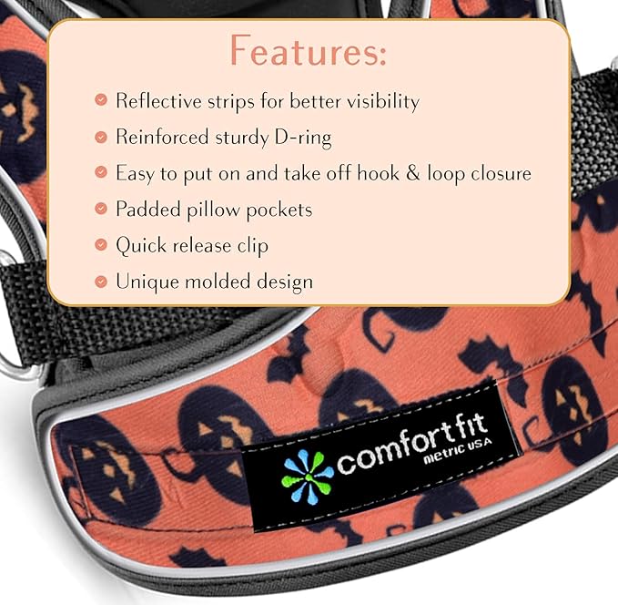 Comfort Fit Dog Harness – Adjustable No-Pull Vest for Small, Medium & Large Dogs – Soft Padded Step-in Design for Easy Control – Ideal for Walking, Running & Training – All-Weather Premium Dog Vest-Mewly Pet
