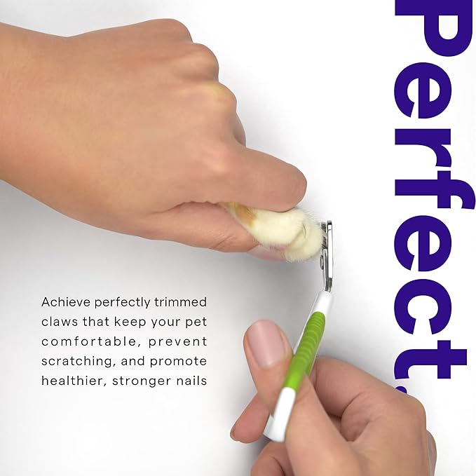 Cat Nail Clippers for Beginners and Groomers - Best Pet Nail Clippers & Claw Trimmer for Home Grooming Kit - Grooming Tool for Small Animals Tiny Dog Indoor Cat Bunny Rabbit Bird Kitten - Ebook Guide-Mewly Pet