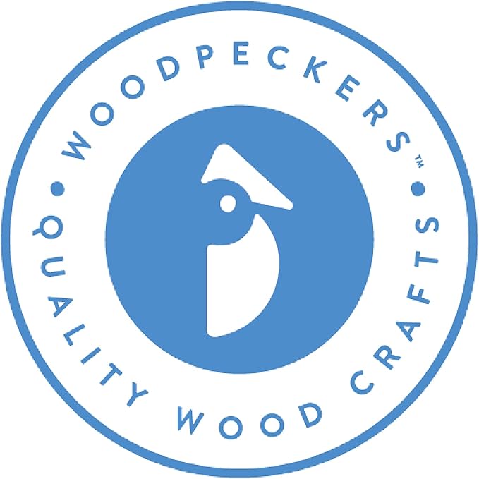 Woodpeckers 3/4-inch Birch Wood End Grain Knobs, Pack of 50 Unfinished Small Wooden Cabinet and Furniture Knobs