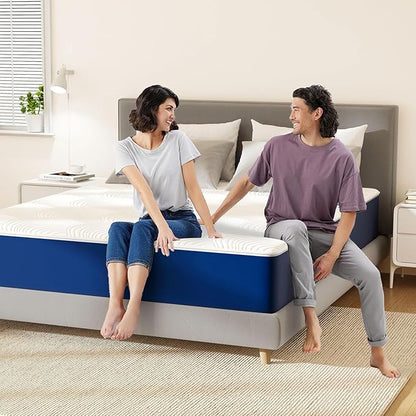 Swbvs Firm Queen Mattress, 10 Inch Cooling Memory Foam Queen Size Mattress with Removable Zippered Cover for Easy Cleaning, Pressure Relief & Firm Support