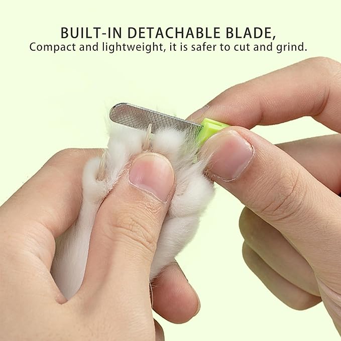 Cactus Shaped Cat Nail Clippers - Durable, Ergonomic Pet Grooming Tool for Cats & Kittens - Safe, Sharp, and Comfortable Claw Trimmer(Green)-Mewly Pet