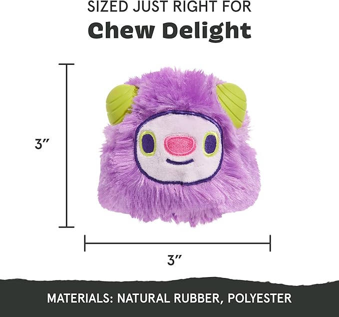 Barkbox Torbert The Troll Dog Toy for Small Dogs – Natural Rubber with Wacky Bounce – Perfect for Aggressive Chewers and Long-Lasting Playtime-Mewly Pet