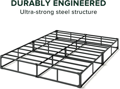 ZINUS 9 Inch Queen WonderBox(TM) Smart Box Spring, Quick Assembly Mattress Foundation, Durable Metal Frame, Grey