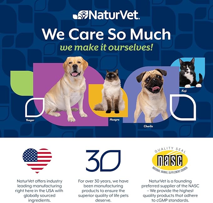 NaturVet All-In-One Puppy Daily Care, 6-In-1 Support Dog Soft Chews to Help Bones, Joints, Digestion, Teeth, Cognition, and More, Hickory Smoked Bacon Flavored Pet Supplement for Puppies, 60 Count Jar-Mewly Pet