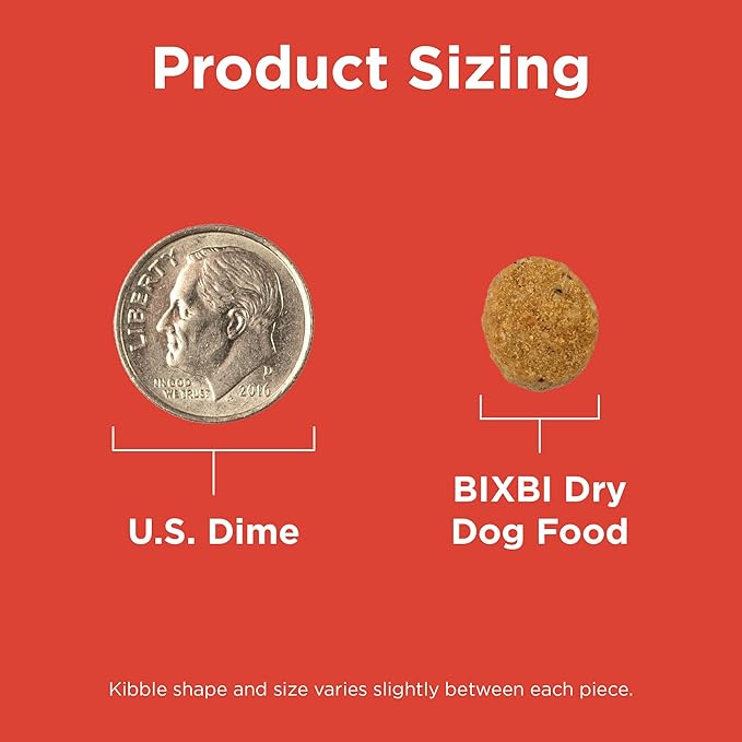 BIXBI Rawbble Dry Dog Food, Beef, 24 lbs - USA Made with No Meat Meals or Fillers - Freeze Dried Raw Coated Dog Food - Industry Leading Digestibility-Mewly Pet