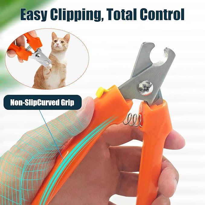 Dog Nail Trimmers 767C - Professional Dog Nail Clippers for Large and Small Dogs, Easy-to-Use Pet Nail Trimmers for Safe and Precise Grooming, Durable Claw Clippers for Paws Care-Mewly Pet