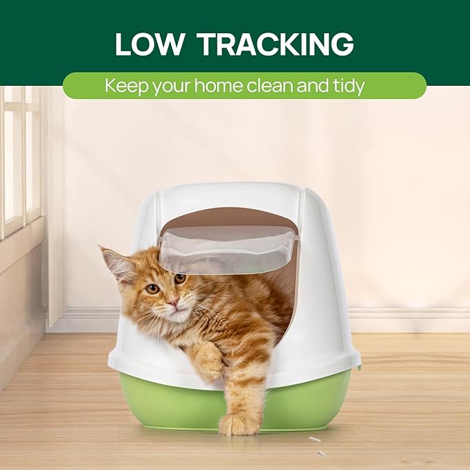 18lbs Tofu Cat Litter Clumping, Flushable, Dust-Free, Low Tracking, Lightweight, Ultra Absorbent and Fast Drying, 100% Natural Pea Husk Kitty Litter Solubility in Water, (9lbs×2bags)-Mewly Pet