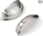 khtumeware 10 Pack 3-1/2" Drawer Pulls Brushed Satin Nickel Cabinet Cup Pulls Kitchen Hardware Cabinet Handles Drawer Handles Knobs 3.5 inch Hole Center