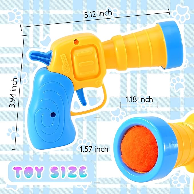 21Pcs Cat Ball Toy Launcher - Includes 20 Colorful Plush Cat Balls and Exciting Launcher Set，Funny Interactive Cat Toys for Bored Indoor Adult Cats, Cute Kitten Kitty Toys-Mewly Pet