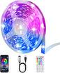 LED Lights for Bedroom, 65ft Smart RGB Music Sync Bluetooth App & Remote Control, USB-Powered LED Strip Lights, Gaming, Bedroom, PC, Home Theater,Parlor,Room