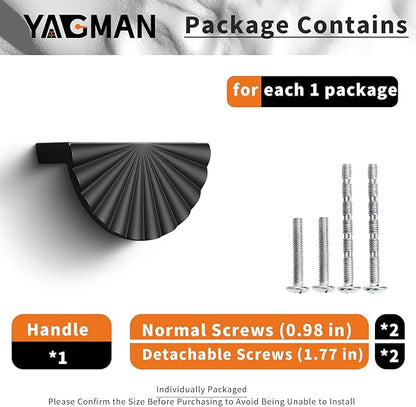5 Pack 3 Inch (76mm) Matte Black Cabinet Pulls Cup Flat Drawer Handles Kitchen Cupboard Pull Bathroom Dresser Sunflower Handle Unique Hardware for Furniture Door Wardrobe Hardware TYH-MB-5