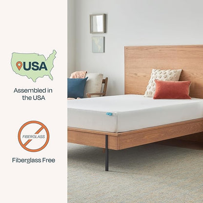 Linenspa 8 Inch Gel Infused Memory Foam Mattress – Queen Size – Medium Feel - Cooling Gel - Mattress in a Box - Primary or Guest Bedroom - Pressure Relieving and Breathable – CertiPUR-US Certified