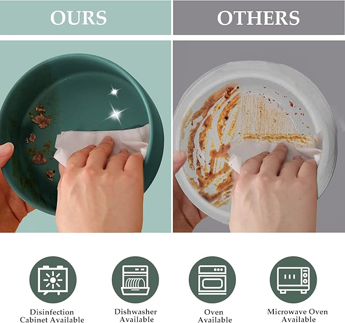 SPUNKYJUNKY 15° Slanted Ceramic Dog and Cat Bowl with Wooden Stand, Tilted Bulldog Food and Water Bowl No Slip Non-Spill for Cats Medium Dogs Big Face Pets 28.7 OZ (3.6 Cups, Green)-Mewly Pet