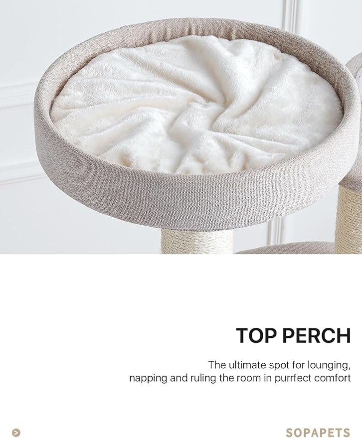 Extra Large Cat Tree for Maine Coon,65 Inches Tall Cat Tree Tower for Indoor Cats Large Adult 20 lbs,XXL Heavy Duty Luxury Sturdy Cat House with Big Hammock,Sisal Scratching Post,Condo-Mewly Pet