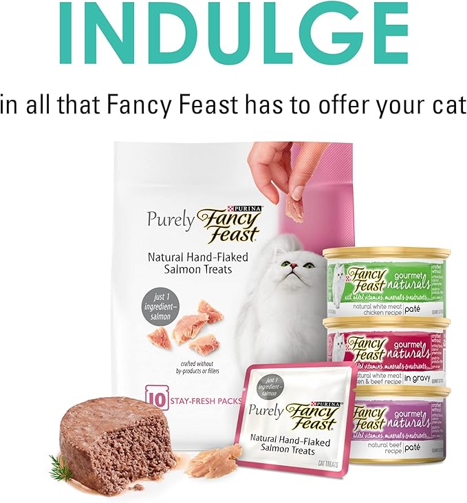 Purina Fancy Feast Limited Ingredient Cat Treats, Savory Cravings Tuna Flavor - 3 oz. Box-Mewly Pet