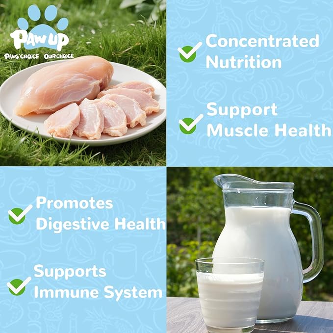 Freeze Dried Sheep Milk Yogurt Flavor, Gentle Sheep Milk Dog Treats for Sensitive Stomachs Puppies, 2.8 oz-Mewly Pet