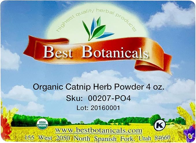 Best Botanicals Catnip Herb Powder 4 oz.-Mewly Pet