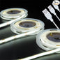 LED Strip Lights USB Short Light Strips, 6500K Bright White Not Dimmable 5V COB Small LED Strip for Indoor Bedroom Kitchen DIY Home Decor Display Cabinet 5V LED TV Lighting (3 Pack 3.28FT)