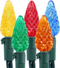 Brizled C5 Christmas Lights Multicolor, 33ft Mini 100 LED Christmas String Lights, 120V UL Certified Xmas Tree Lights Connectable Colored Xmas Light Indoor Outdoor for Tree Patio Roof Holiday Decor