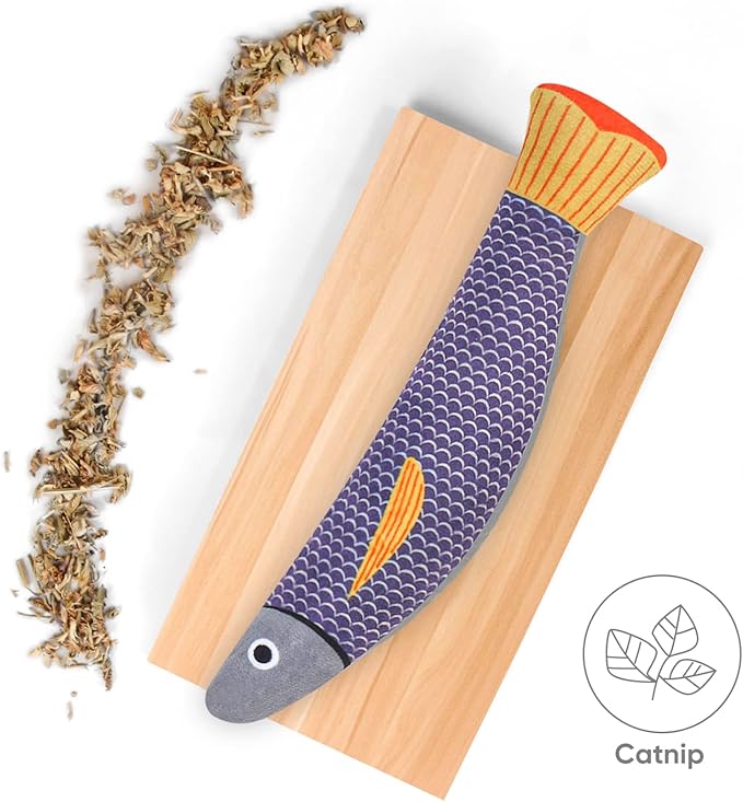 4Pcs Catnip Toy, Plush Cat Toys with Jingly Bell, Bite Resistant Chew Toys, Catnip Filled Cartoon Cat Teething Chew Toy for All Cats-Mewly Pet