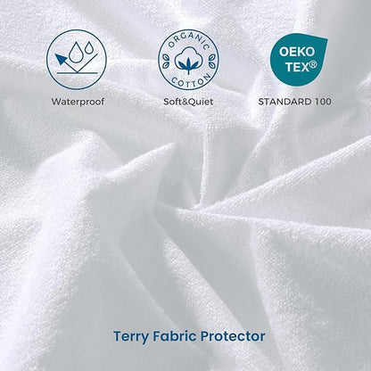 Inofia Queen Mattress 12 inch - Hybrid Queen Size Mattresses Cool Bed with Waterproof Mattress Protector Included, Medium Firm Feel, Motion Isolation, 101 Nights Trial