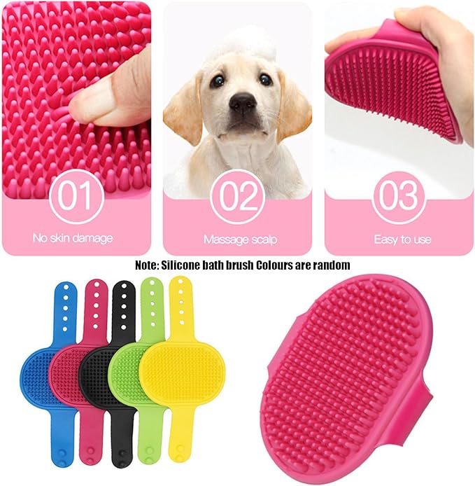 Adjustable Multifunctional Anti-Bite Shower net Bag，Cat Grooming Mesh Bag, Cat Bathing Bag，Cat Bath Brush and Cat Nail Clipper-Mewly Pet