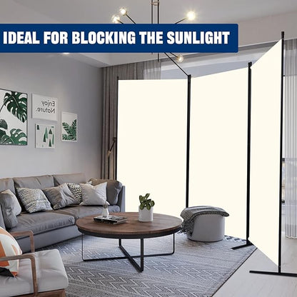 Room Divider 6FT Portable Room Dividers and Folding Privacy Screens, 102'' W Fabric Divider for Room Separation, 3 Panel Partition Room Dividers Freestanding Wall Divider Screen for Dorm Studio Office