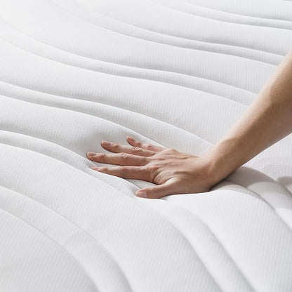 ZINUS 8 Inch Spring Sensation Hybrid Mattress [New Version], Full, Fiberglass Free, Medium Firmness, Durable Support, Certified Safe Foams & Fabric, Mattress in A Box