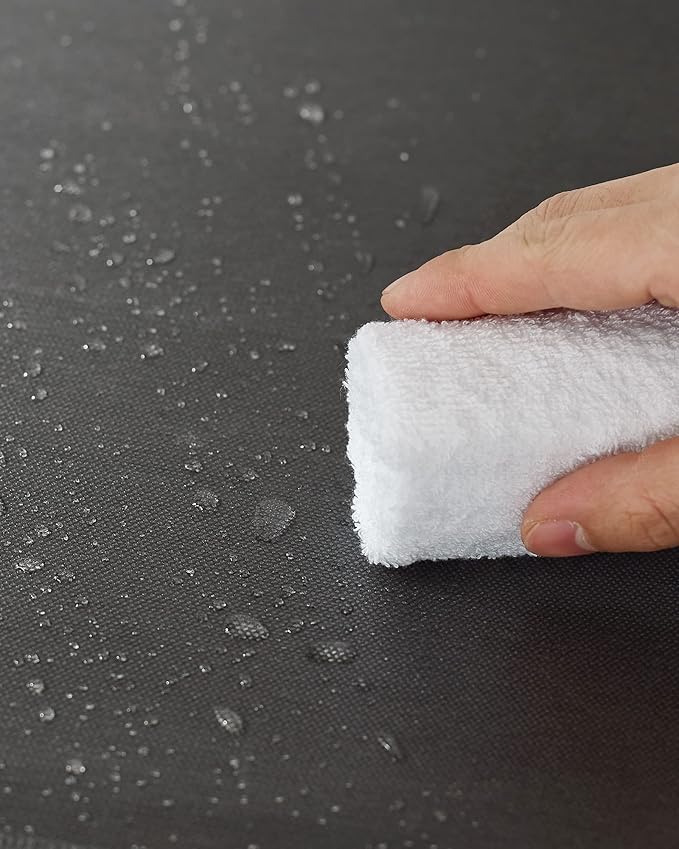 SONGMICS Portable Closet, Clothes Storage Organizer with 10 Shelves, 1 Clothes Hanging Rail, Non-Woven Fabric Closet, Metal Frame, 51 x 17.7 x 66.1 Inches, Black URYG93BK