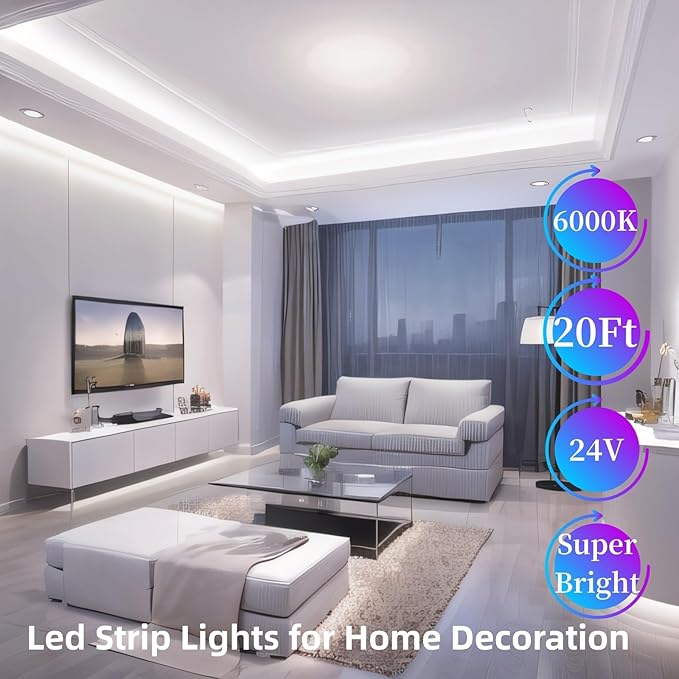 20ft/6M Led Vanity Mirror Lights Kit Vanity Make-up Mirror Full Length Mirror Cloakroom Adjustable Flexible Strip Light Table Set with Dimmer & Power Supply Mirror Decor Mirror Not Included