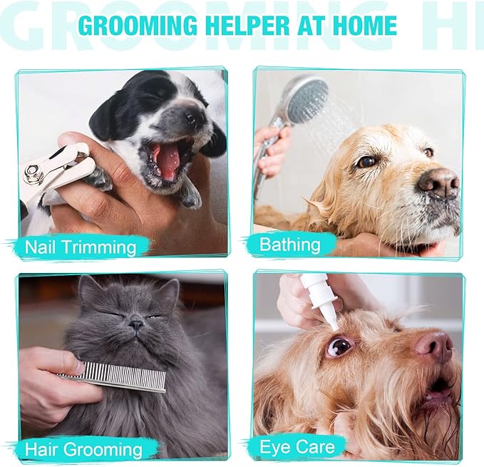 Dog&Cat Grooming Hammock - Pet Harness for Grooming Nail Trimming (XS 15lb), Dog Sling for Nail Clipping, Dog Hanging Holder for Cutting Nail with Nail Clippers-Mewly Pet