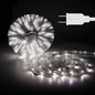 LED Rope Lights, 33Feet Daylight Flat Flexible Strip Light, Plug in Novelty Lighting, Connectable and Waterproof for Home Christmas Holiday Garden Patio Party Decoration