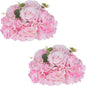 NUPTIO Flower Balls Flowers for Centerpieces: 2 Pcs 11.8 inch Diam Pink Artificial Rose Fake Flower Ball Arrangement Bouquet Wedding Centerpieces for Tables Wedding Centerpiece Decorations