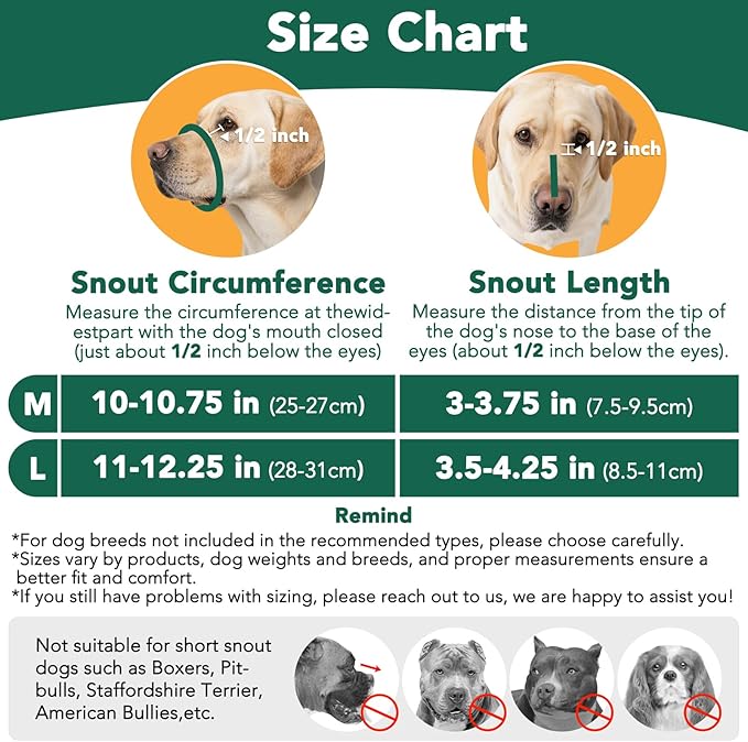 Mayerzon Dog Muzzle for Medium Large Dogs, Humane Basket Muzzle, Soft & Lightweight & Adjustable | Anti Biting Chewing Eating, Suits Training Walks Grooming Vet Visits, Drink & Pant Easily (Black, L)-Mewly Pet