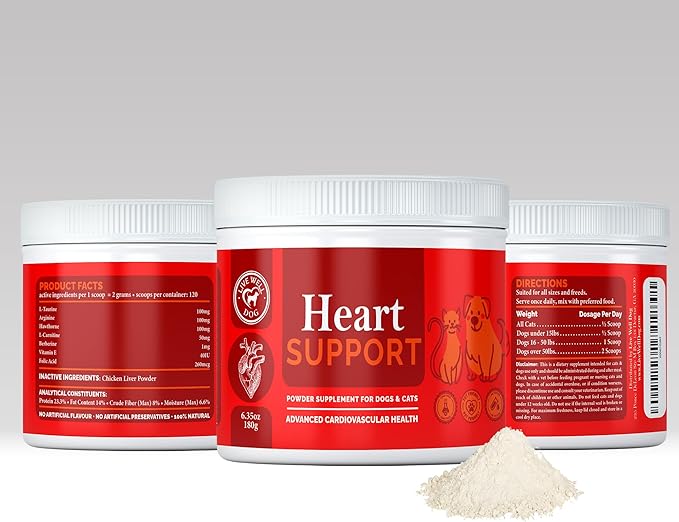 Heart Formula for Dogs & Cats 6.35 oz, 180g-Mewly Pet