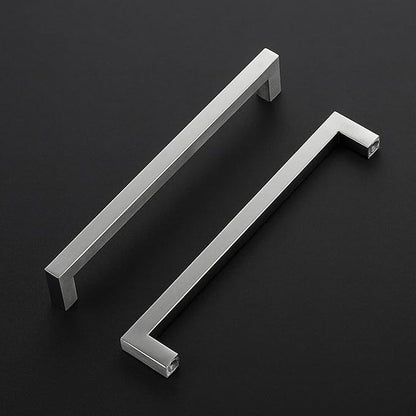Ravinte 10 Pack Brushed Nickel Kitchen Cabinet Handles 8 Inch Cabinet Pulls Square Kitchen Hardware for Cabinet Drawer Pulls Drawer Handles Come with Screwdriver
