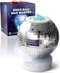 SCANDINORDICA Disco Ball Wax Warmer Rotating with Colors Changing Night Light, Cute Scent Oil Candle Wax Melts Warmer for Home, Disco Candle Warmer Wax Melter | Disco Ball Decor for Home