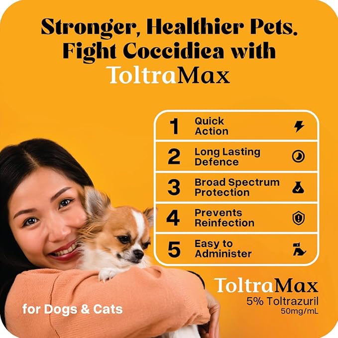 Vetr's Toltramax Toltrazuril Powder for Horses, Dogs, Cats, 100g (5.0%, Beef)-Mewly Pet