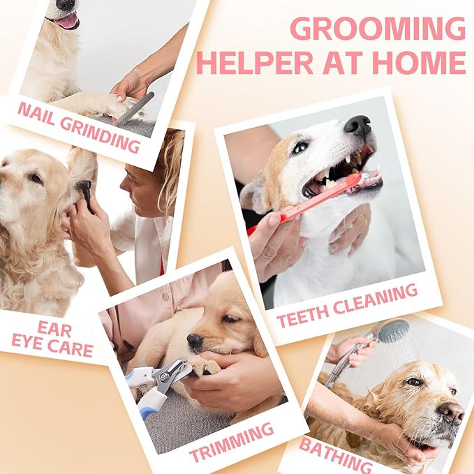 Dog Grooming Hammock for Small Dogs & Cats, Dog Grooming Harness for Nail Trimming, Pet Grooming Sling Helper with Nail Clippers/Nail Trimmers-Mewly Pet