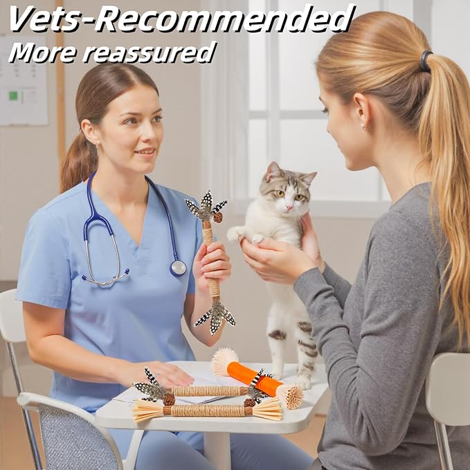 Cat Toys 3Pack Silvervine Chew Stick Kitten Treat Catnip Toy Kitty Natural Stuff Catnip for Cleaning Teeth Indoor Dental Snack Interactive-Mewly Pet