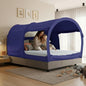 LEEDOR Bed Tent Dream Tents Bed Canopy Shelter Cabin Indoor Privacy Warm Breathable Pop Up Twin/Full/Queen for Kids and Adult Patent Pending(Mattress Not Included)