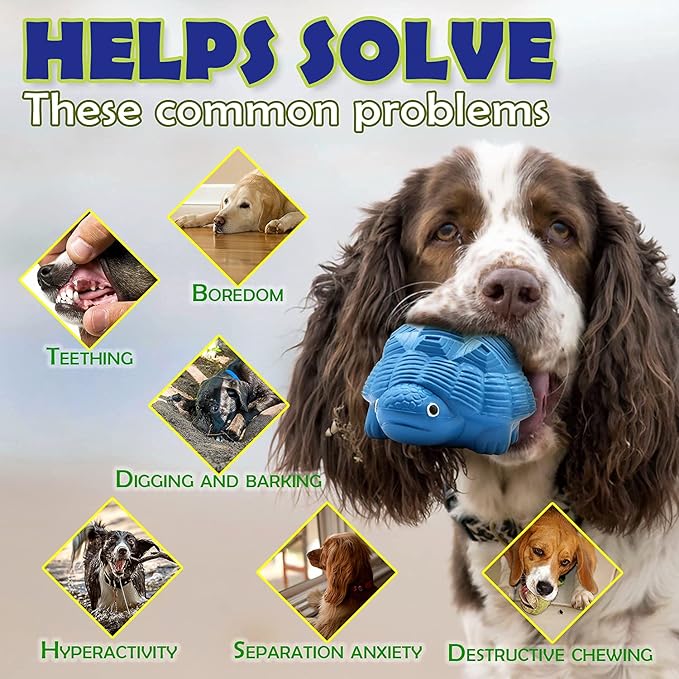 Dog Squeaky Chew Toys - Indestructible & Tough for Aggressive Chewers, Durable Toy for All Breeds, Chew Toys to Keep Them Busy-Mewly Pet