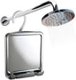 MIRRORVANA Fogless Shower Mirror for Shaving and Distortion-Free Glass Surface with Hook for Hanging, 8" x 7" Chrome