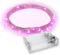 30 LEDs Pink Color String Lights Silver Wire Indoor and Outdoor 9.5 Feet Firefly Starry Fairy Lights Battery Powered for DIY, Christmas, Holidays, Party, Bedroom and Centerpieces