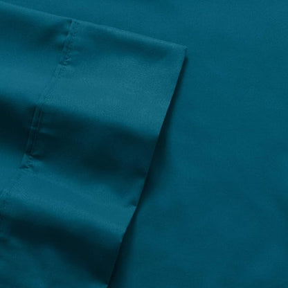 Sweet Home Collection 6 Piece 1500 Supreme Collection Brushed Microfiber Deep Pocket Sheet Set-2 Extra Pillow Cases, Great Value, Split King, Teal